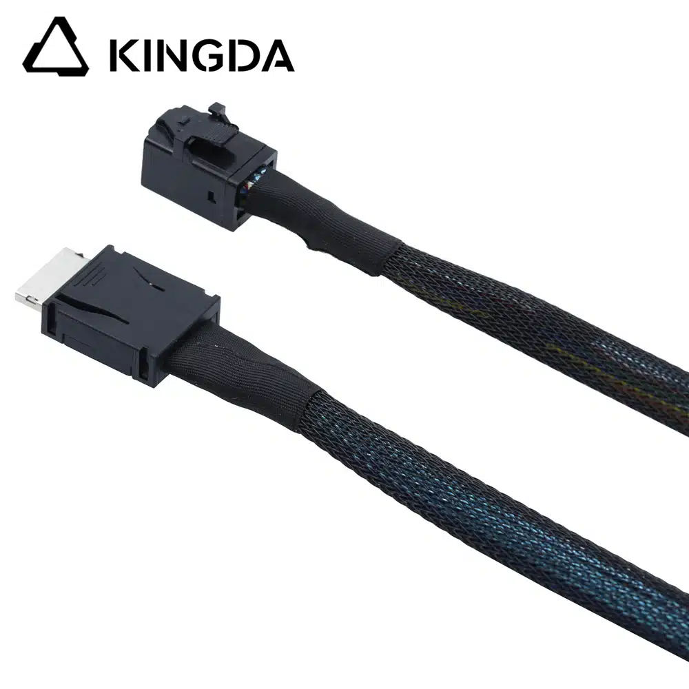 PCIE Oculink SFF 8611 4I male to SFF 8643 sas 4.0