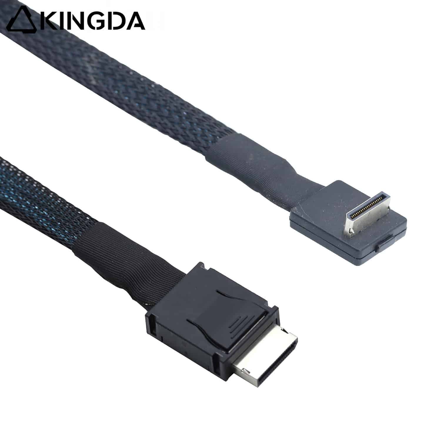 PCIE Oculink SFF 8611 4I right angle to straight