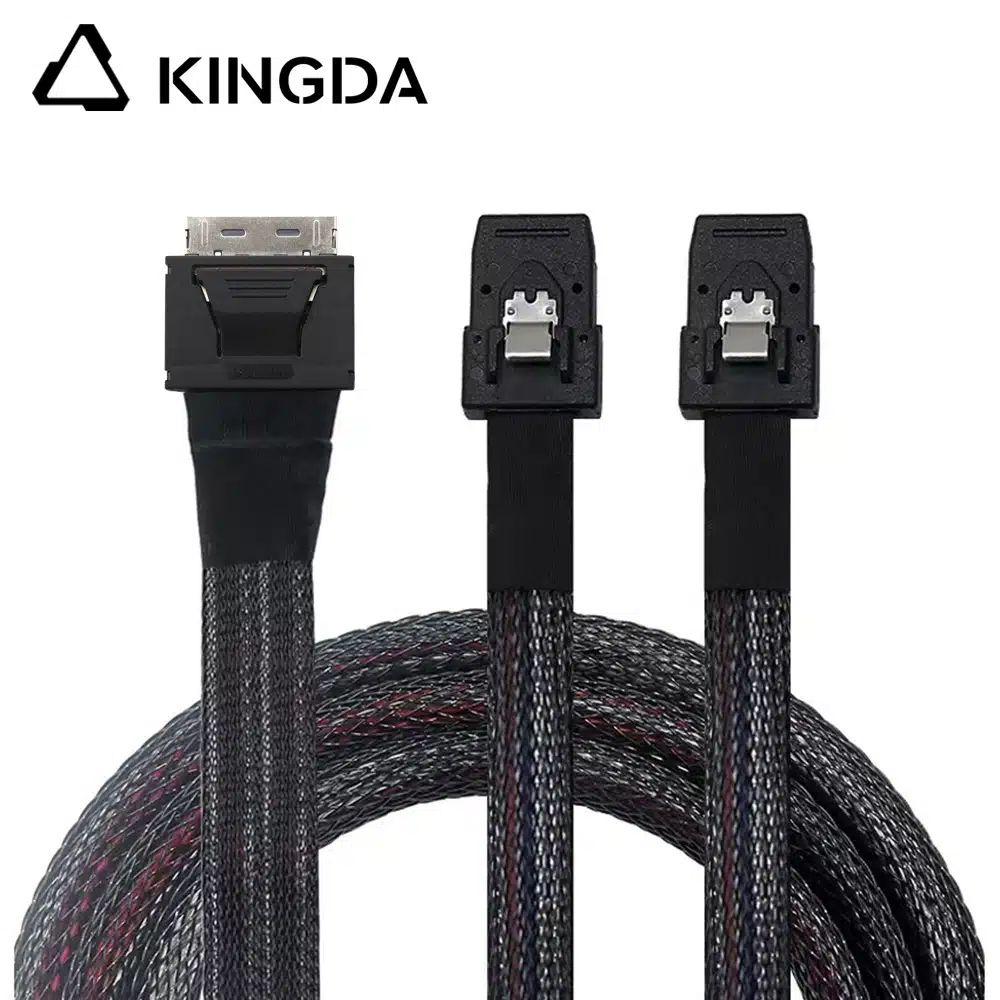 PCIE Oculink SFF 8611 8I to 2 SFF 8087