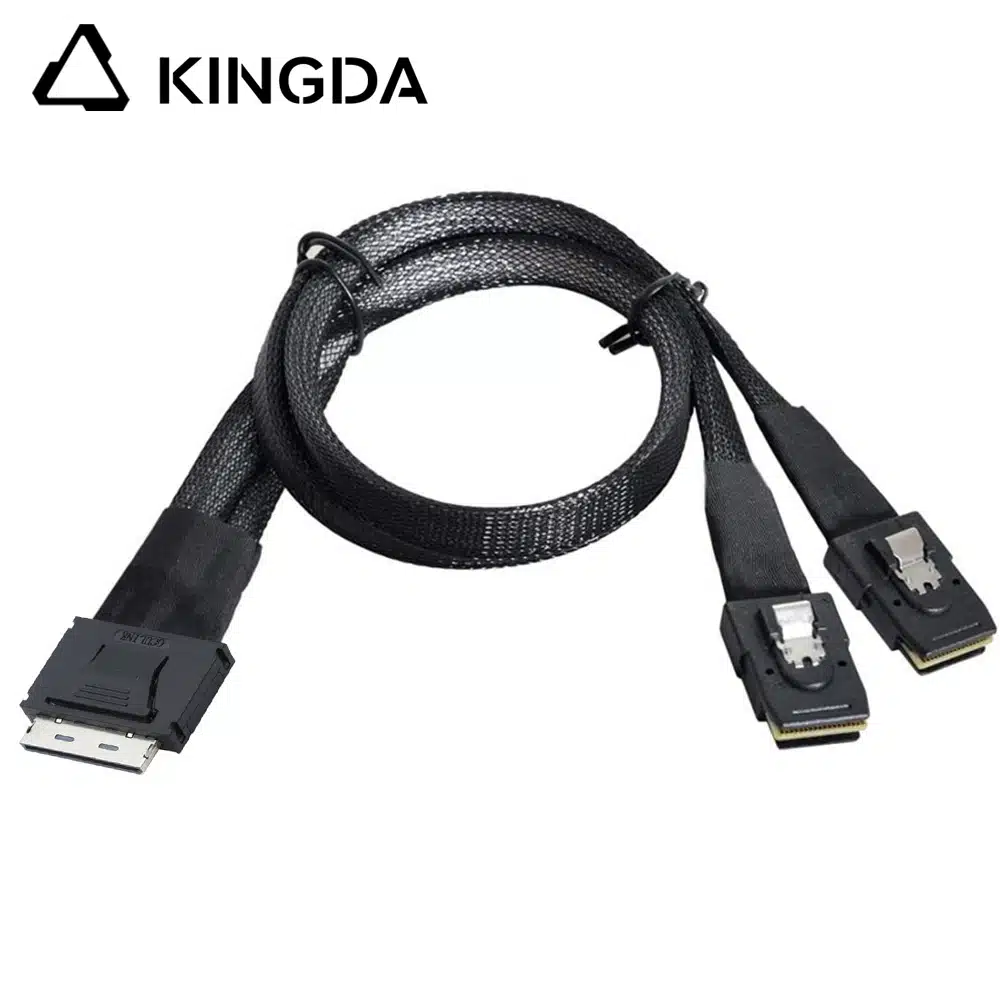 PCIE Oculink SFF 8611 8I to 2 port SFF 8087
