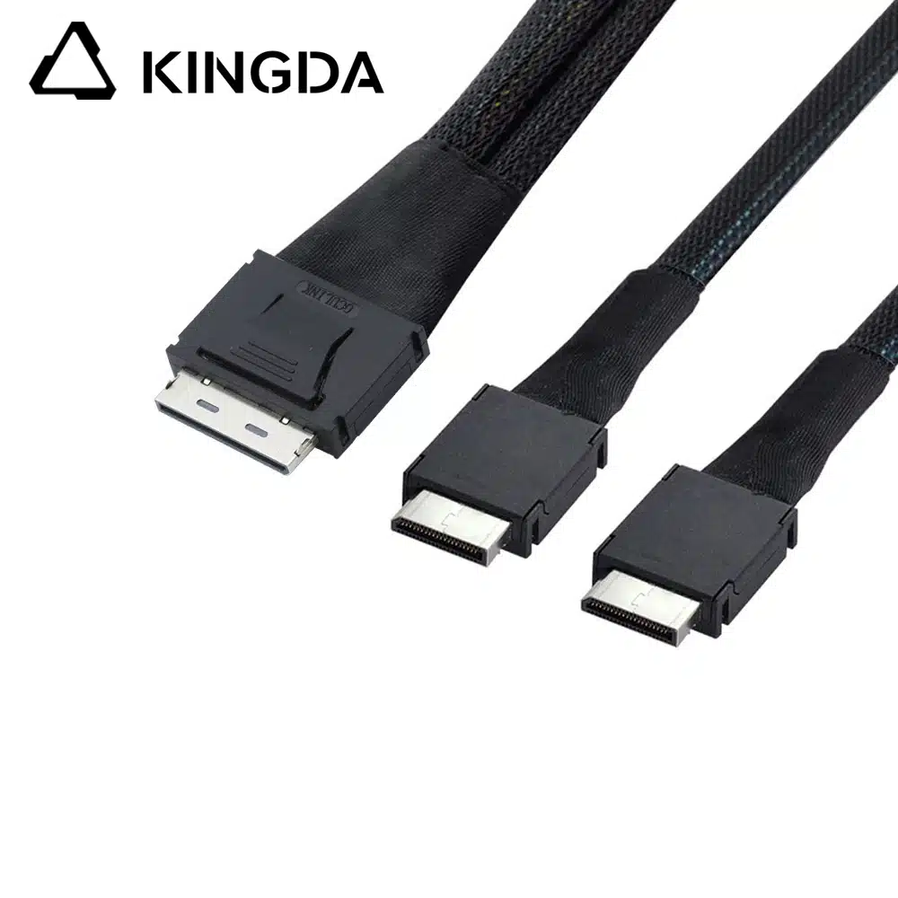 PCIE Oculink SFF 8611 8I to 2X Oculink SFF 8611 4I