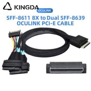 PCIE Oculink SFF 8611 8I to U.2 SFF 8639 with SATA 15P
