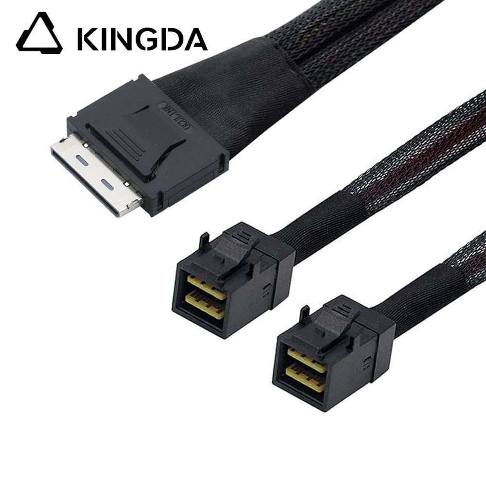 PCIE Oculink SFF 8611 8I to dual SAS SFF 8643