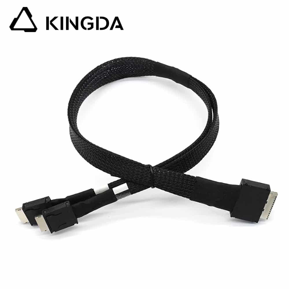 PCIE Oculink SFF 8611 8I to dual port Oculink SFF 8611 4I