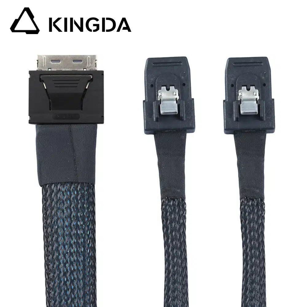 PCIE Oculink SFF 8611 8I to dual port SFF 8087