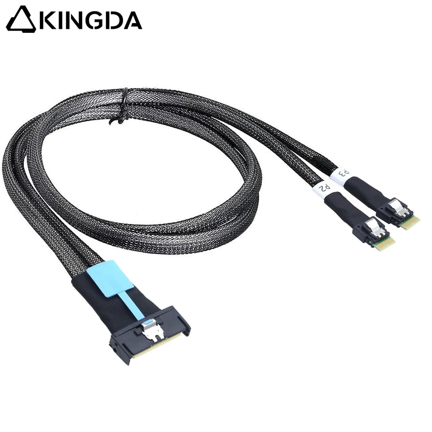 PCIE gen 5.0 MCIO 8I to 2X sff 8654 4i