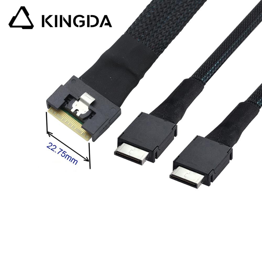 Prevent crooked insertion SFF 8654 8I to dual Oculink sff 8611 8i