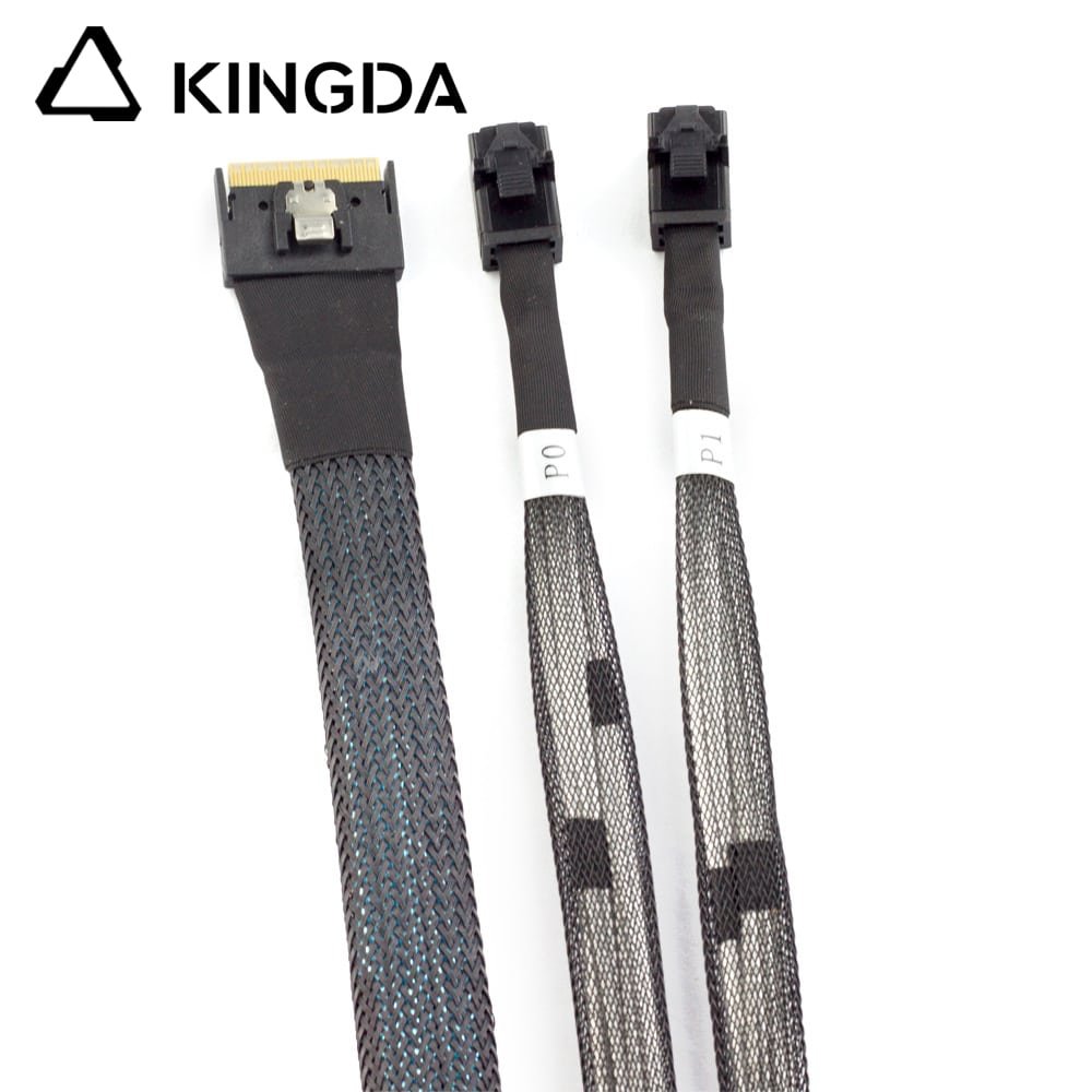 Prevent crooked insertion SFF 8654 8I to dual SFF8643