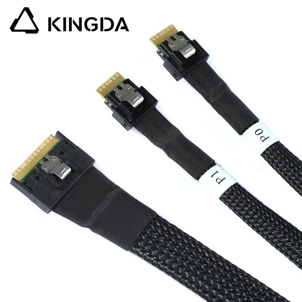 Prevent crooked insertion SFF 8654 8I to dual SFF8654 4I