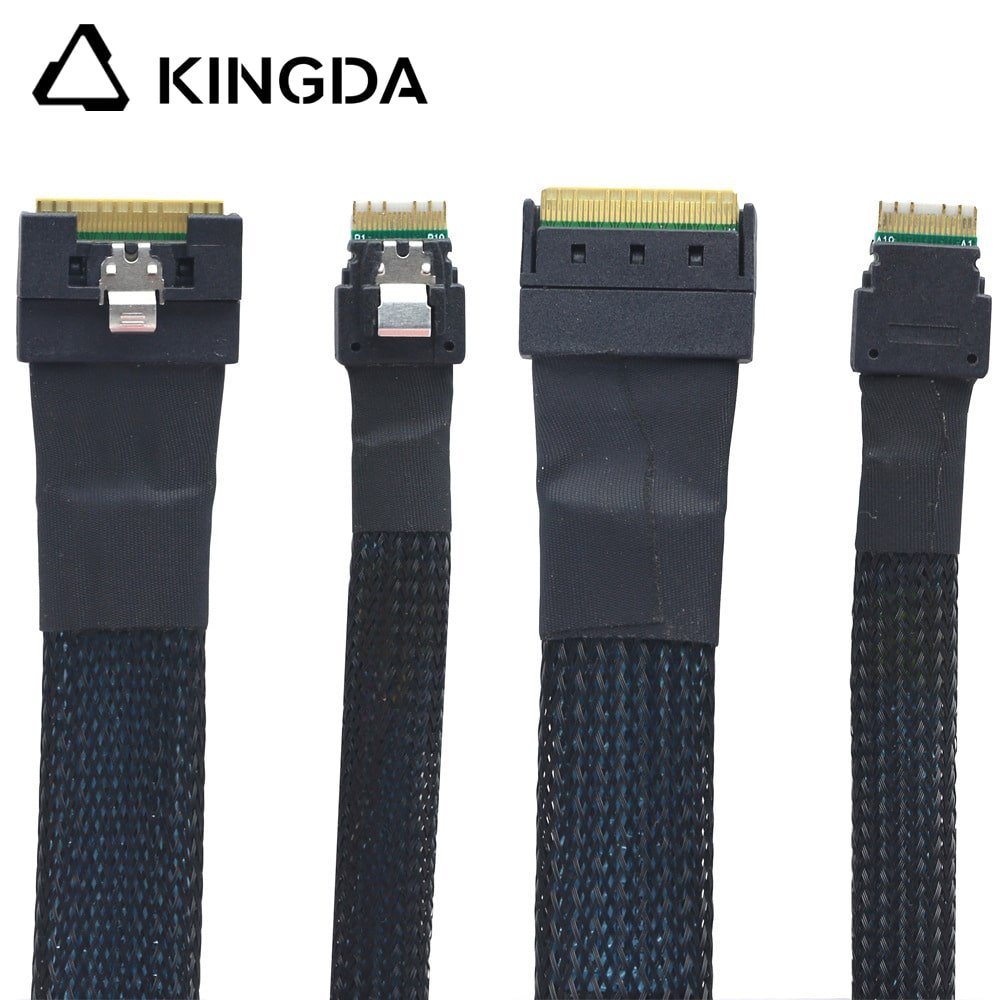 Prevent crooked insertion SFF 8654 8I to dual SFF8654 4i