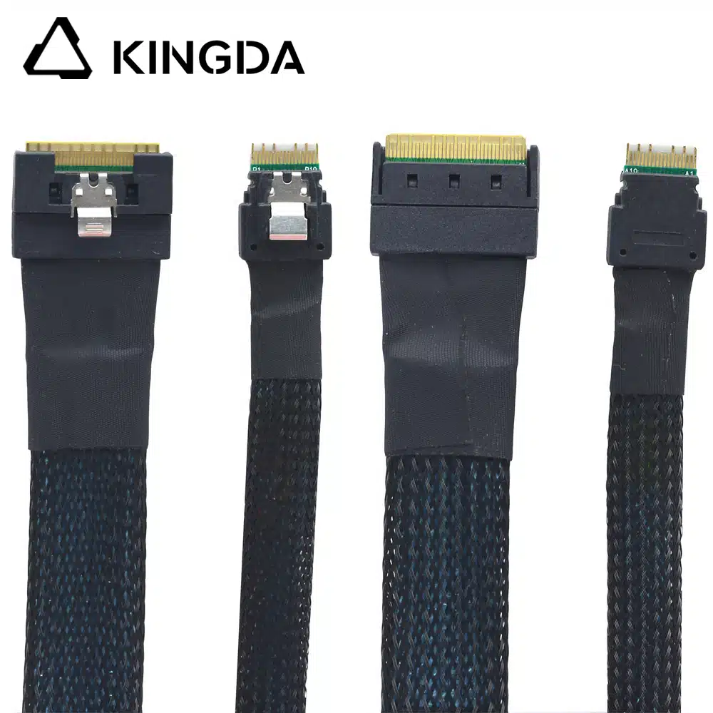 Prevent crooked insertion SFF 8654 8I to dual SFF8654 4i