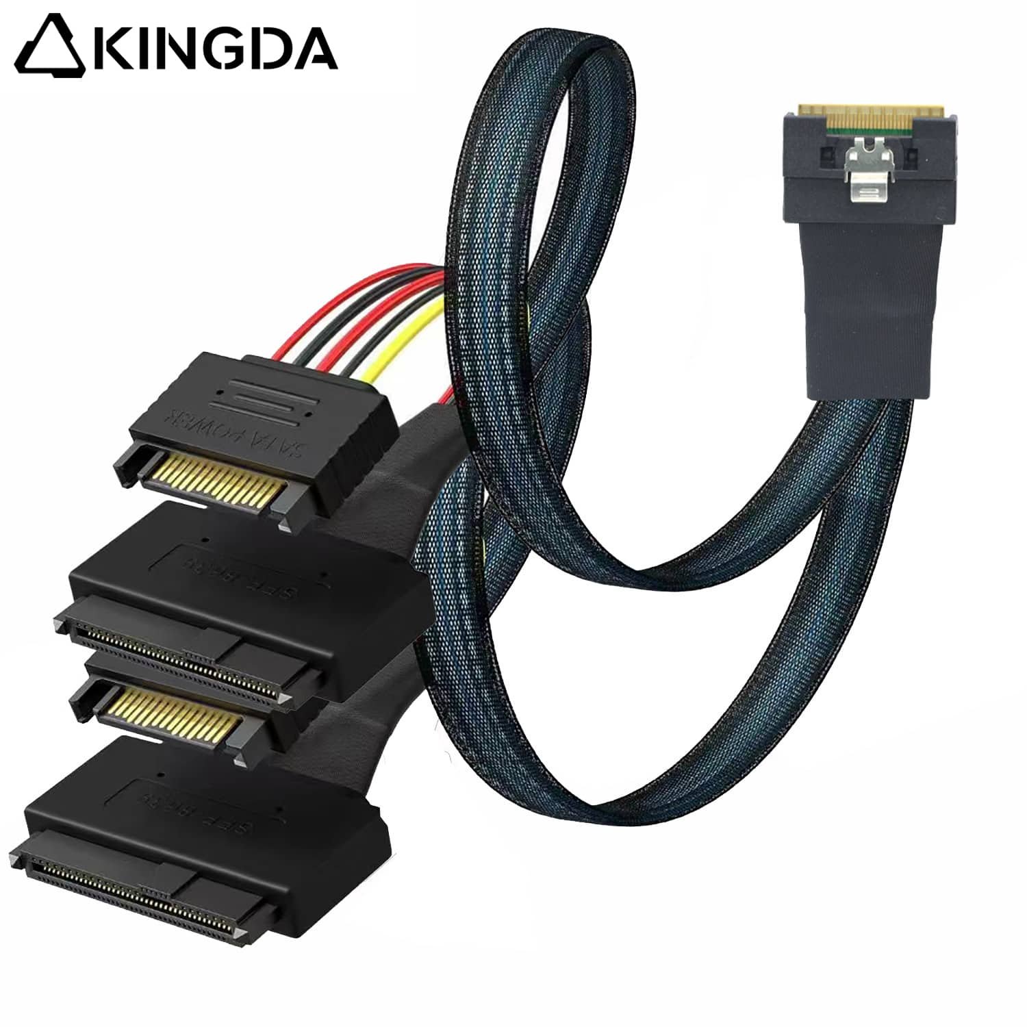 Prevent crooked insertion SFF 8654 8I to dual U.2 SFF 8639 with sata 15P