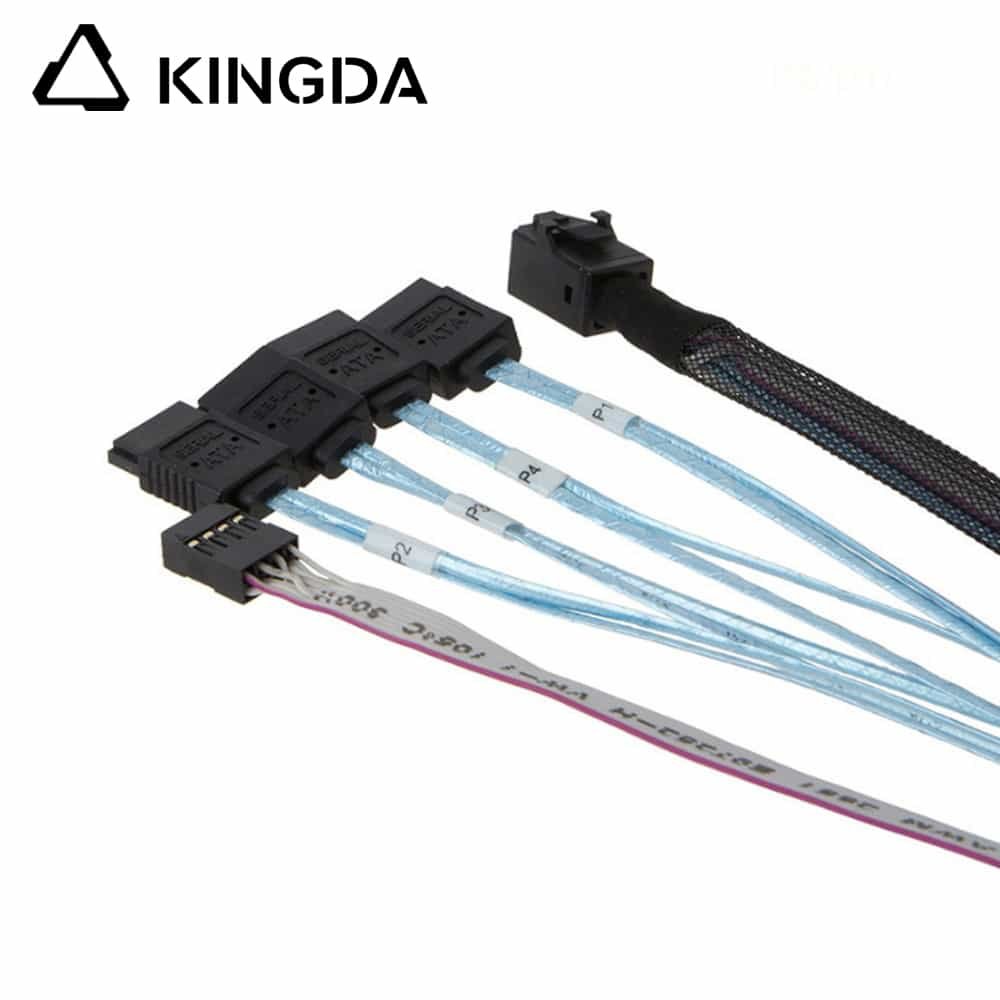 SAS 3.0 sff 8643 to sata with sideband 4p CABLE