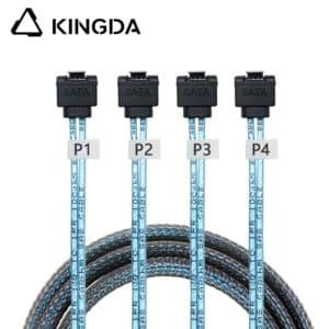 SAS 4.0 4 90 degree SATA 7P to 90 degree sata 7P