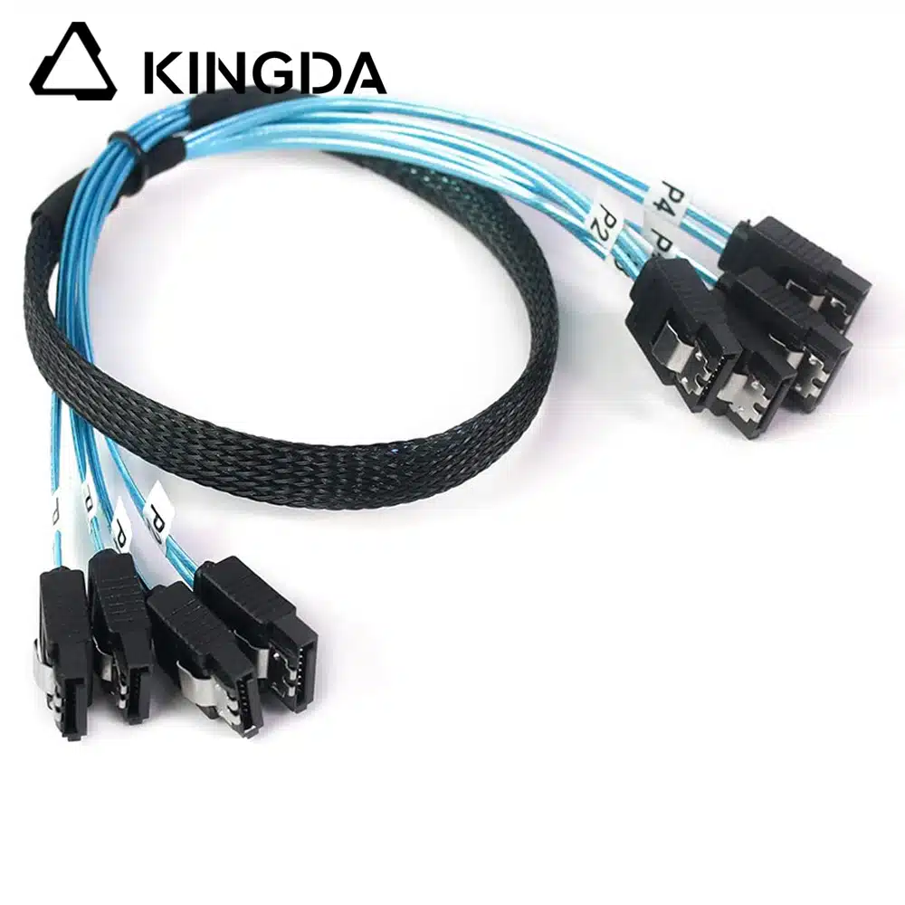 SAS 4.0 4 straight SATA 7P femlae to 4 sata 7P