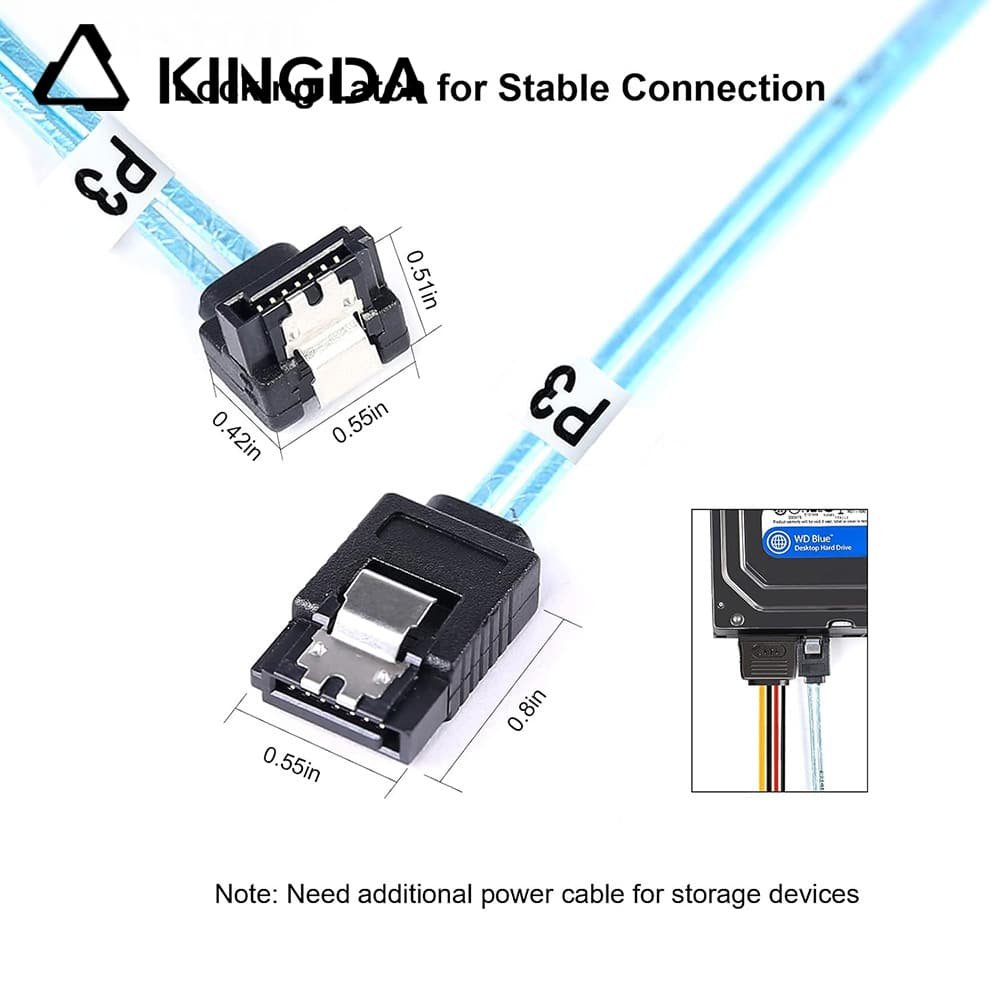 SAS 4.0 6 SATA 7P femlae to 6 right angle sata 7P