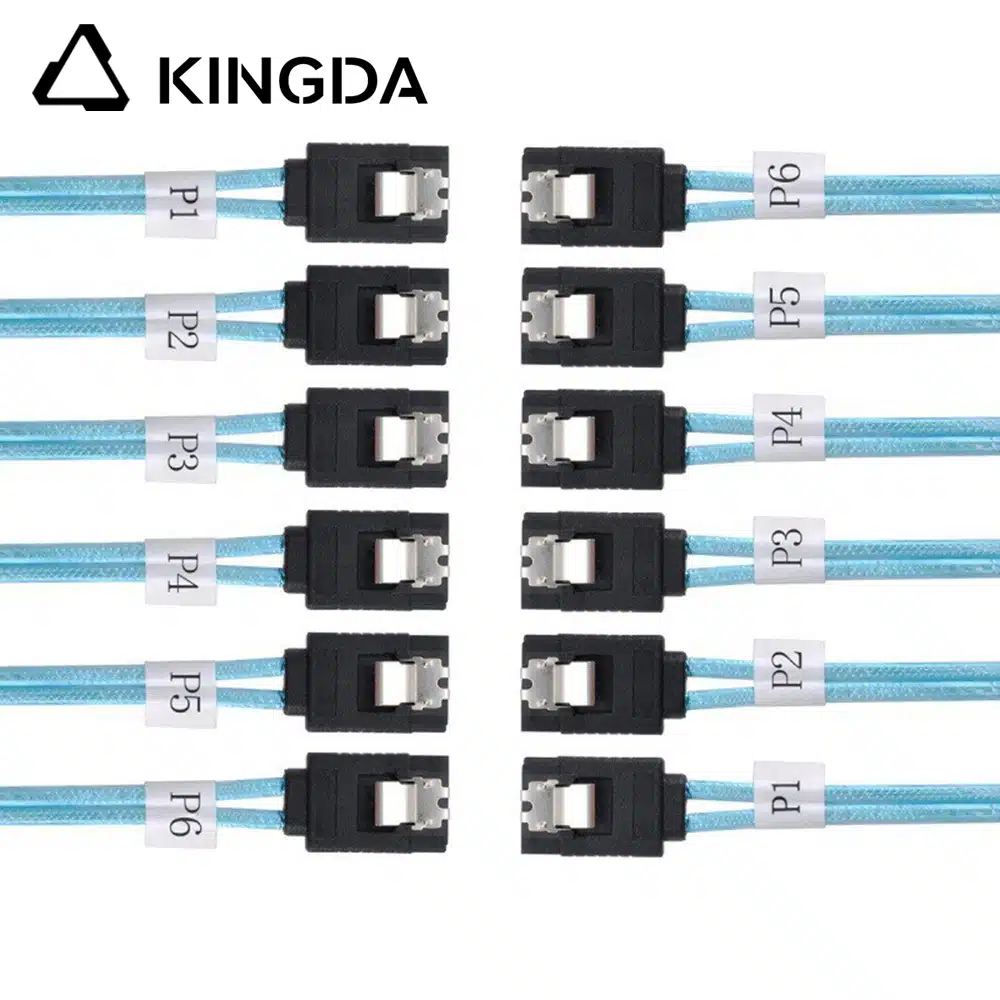 SAS 4.0 6 port straight SATA 7P femlae to sata 7P