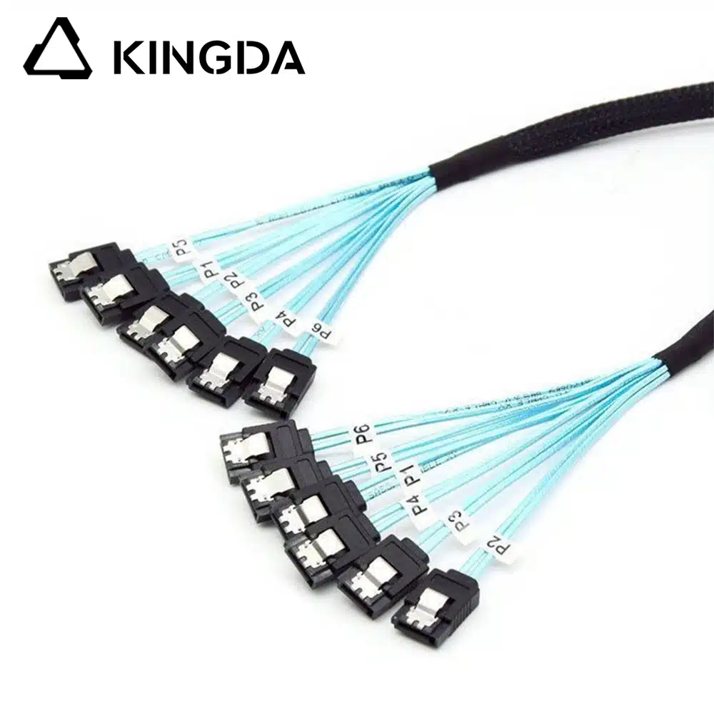 SAS 4.0 6 straight SATA 7P femlae to 6 sata 7P