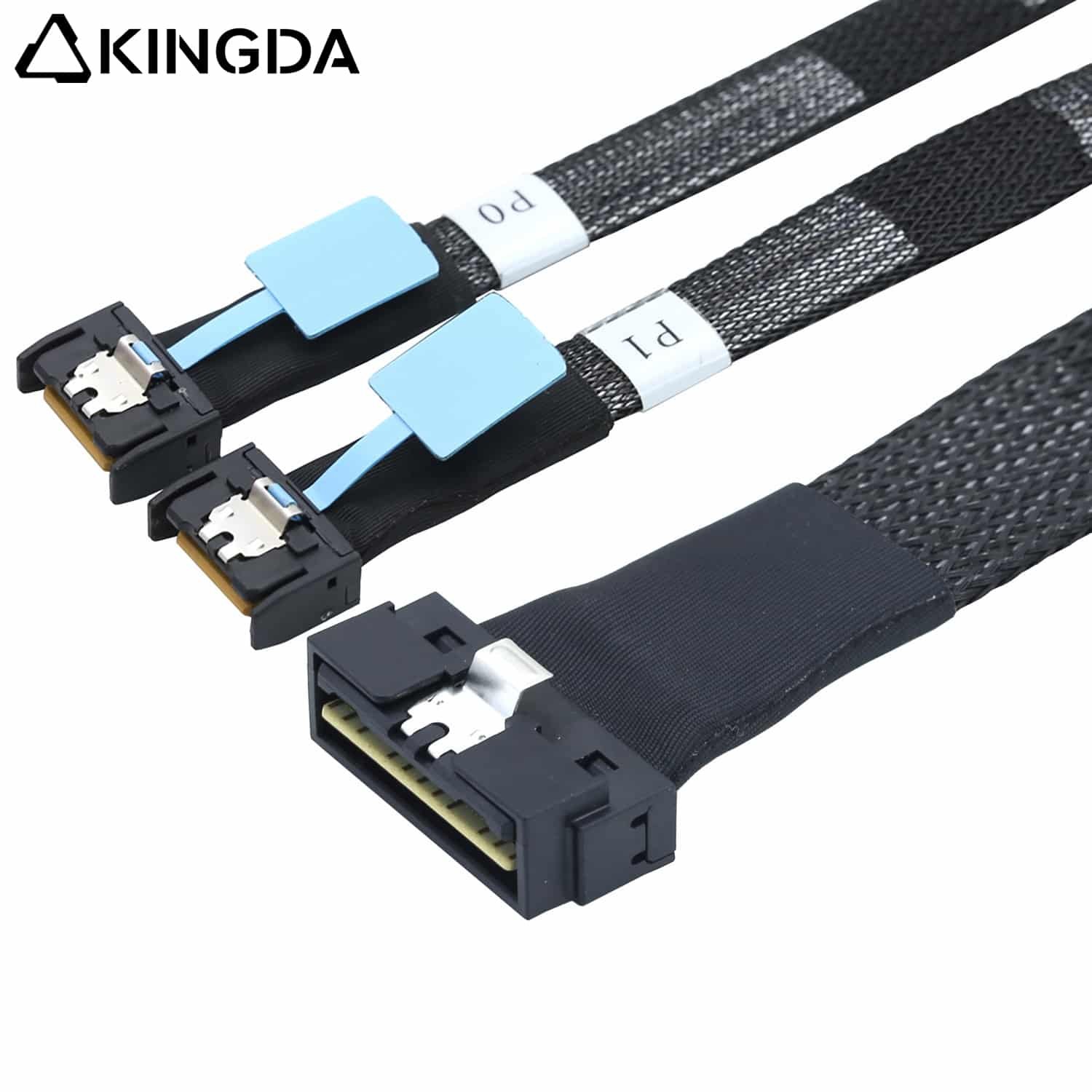 SAS 4.0 LP SFF 8654 8I to dual MCIO SFF 8654 4I