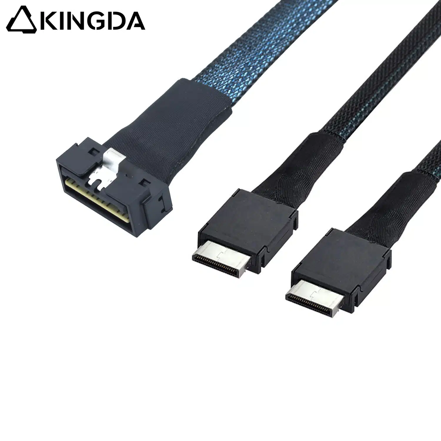 SAS 4.0 LP SFF 8654 8I to dual Oculink 8611 4i