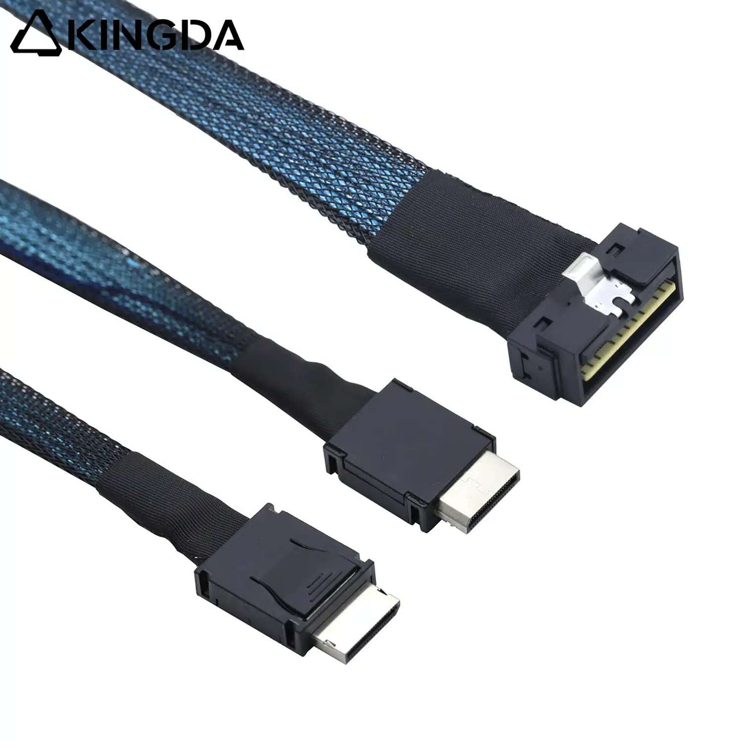 SAS 4.0 Low profile SFF 8654 8I to dual Oculink 8611 4i