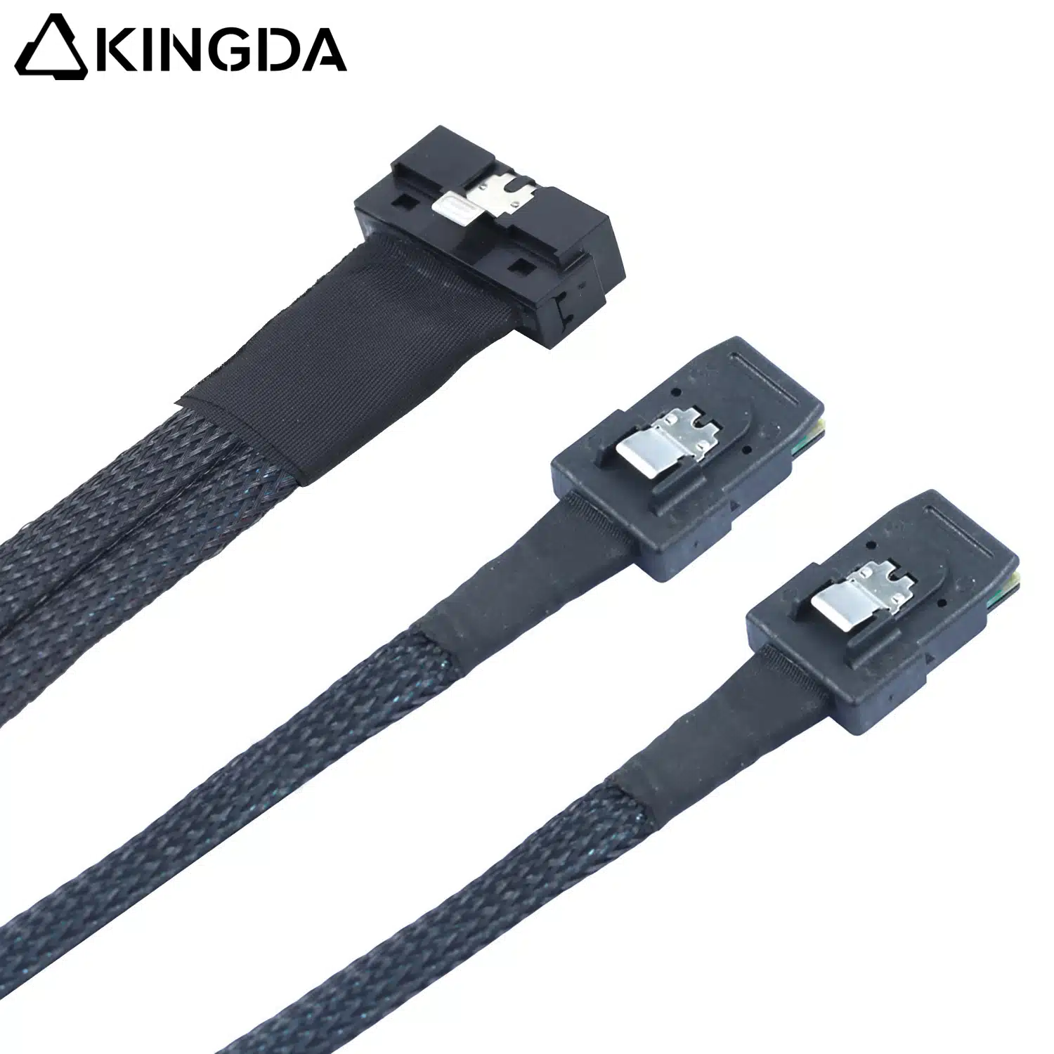 SAS 4.0 Low profile SFF 8654 8I to dual straight sff 8087
