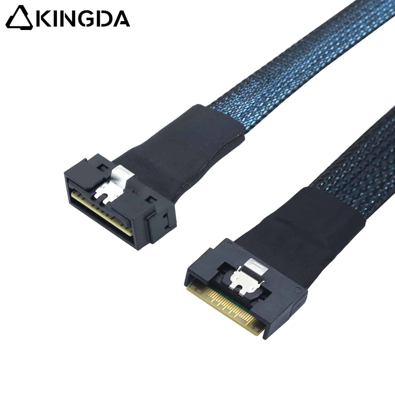 SAS 4.0 Low profile Slim SAS SFF 8654 8I to SFF 8654 8I