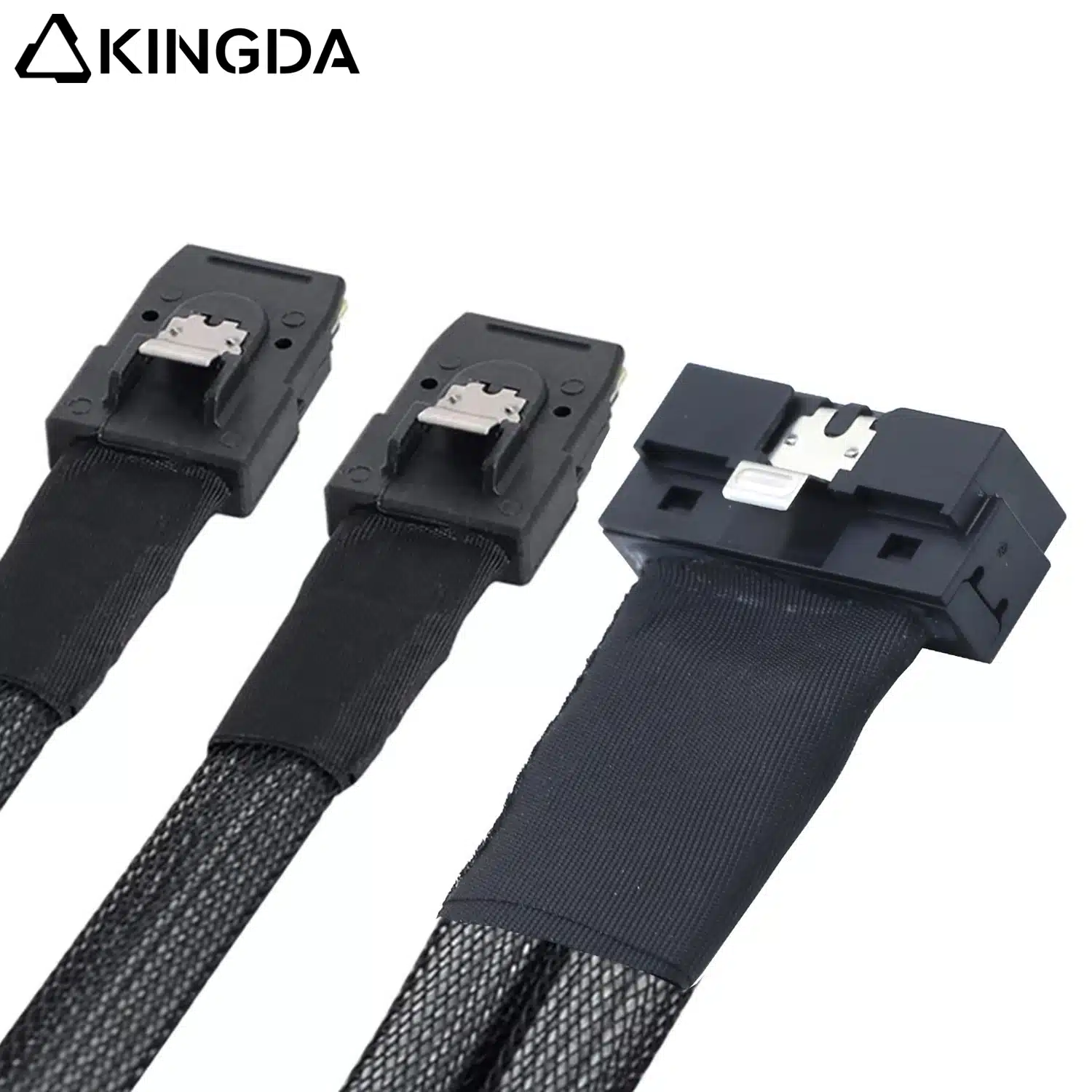 SAS 4.0 Low profile Slim SAS SFF 8654 8I to dual straight sff 8087