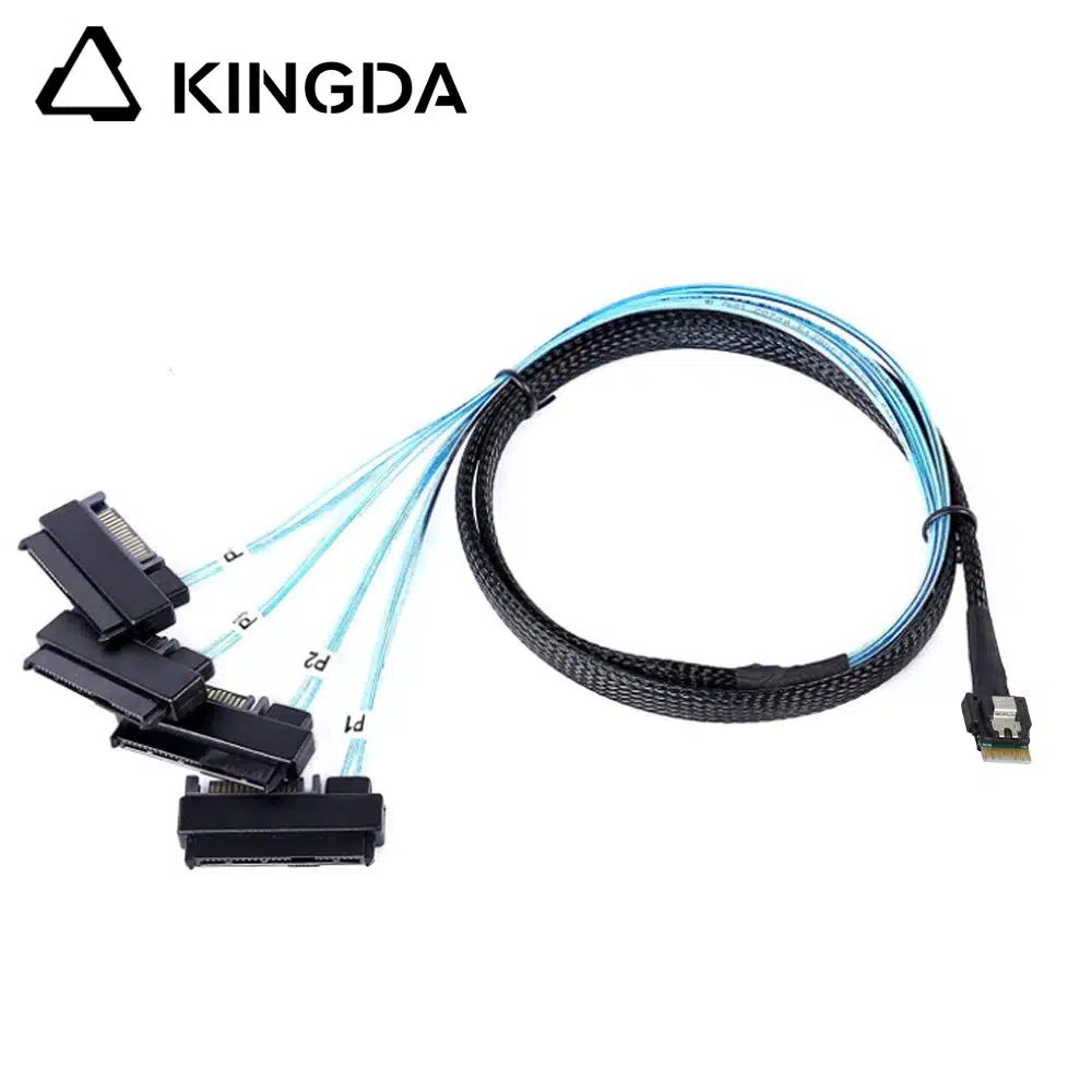 SAS 4.0 slimsas SFF 8654 4i TO 4 SFF 8482 2-IN-1 (2)