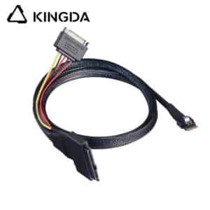SAS 4.0 slimsas SFF 8654 4i TO U.2 SFF 8639 WITH SATA 15P