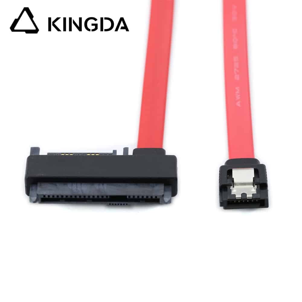 SATA 7P female with spring to SAS 29+15P cable