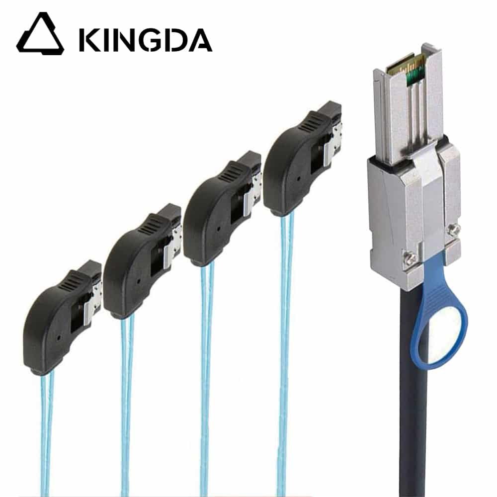 SFF 8088 26p to 4 right turn sata with speing