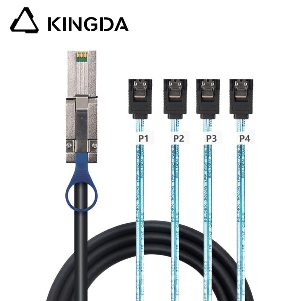 SFF 8088 26p to 4 sata with speing
