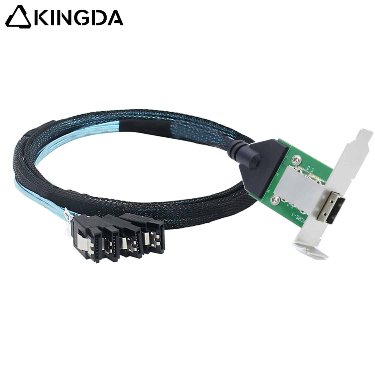SFF 8088 female to 4 sata 7p