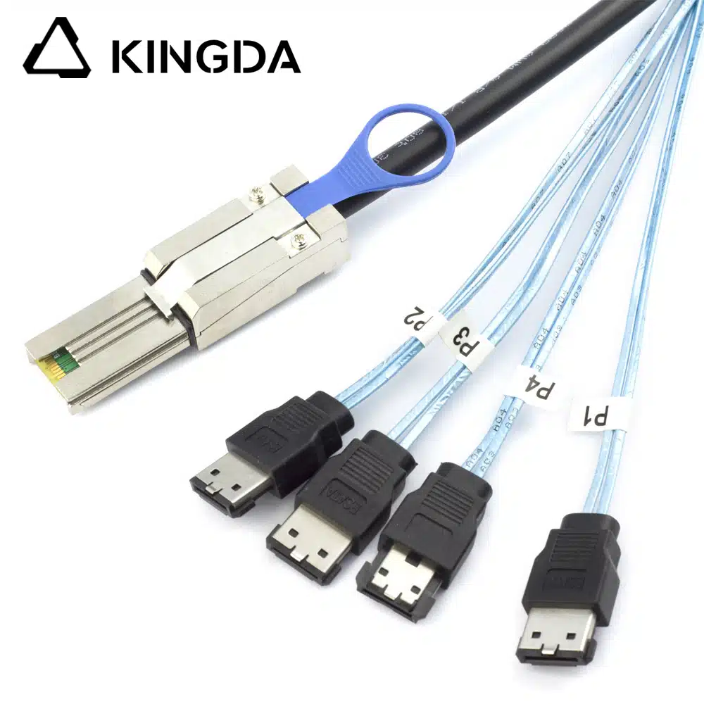 SFF 8088 male to 4 E-sata