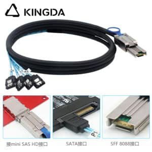 SFF 8088 male to 4 sata