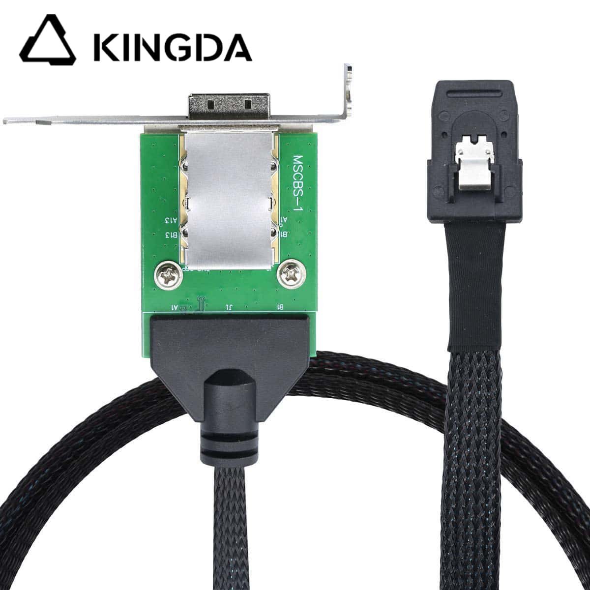 SFF 8088 receptacle to 8087 male