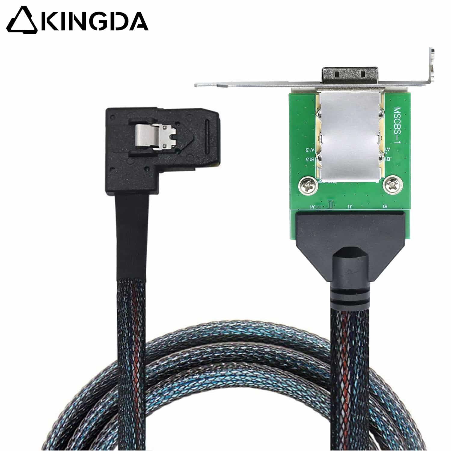 SFF 8088 receptacle to right bend 8644 male