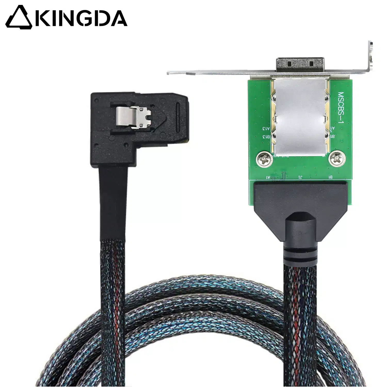 SFF 8088 receptacle to right bend 8644 male