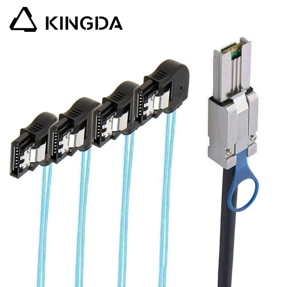 SFF 8088 to 4 left turn sata 7p