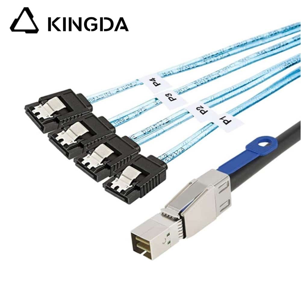 SFF 8644 male to 4X SATA 7P female (2)