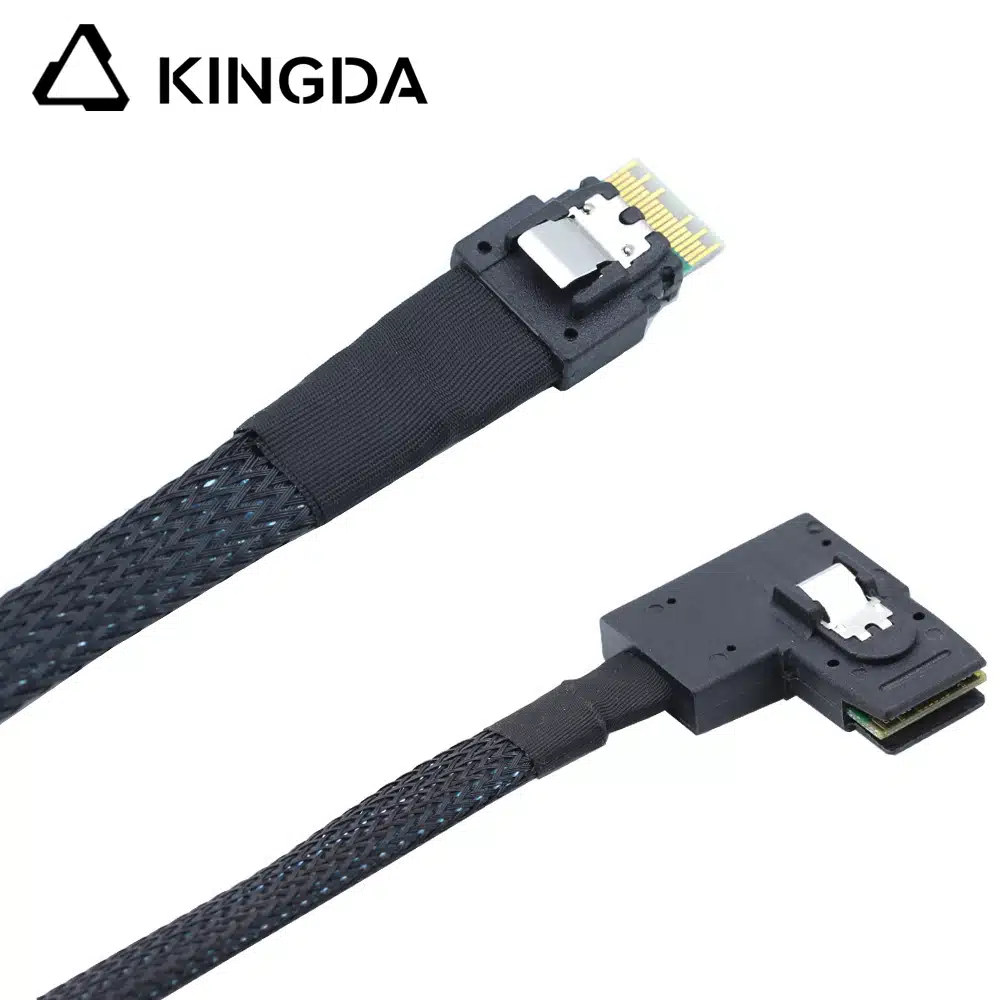 SFF 8654 4I male to right angle SFF 8087