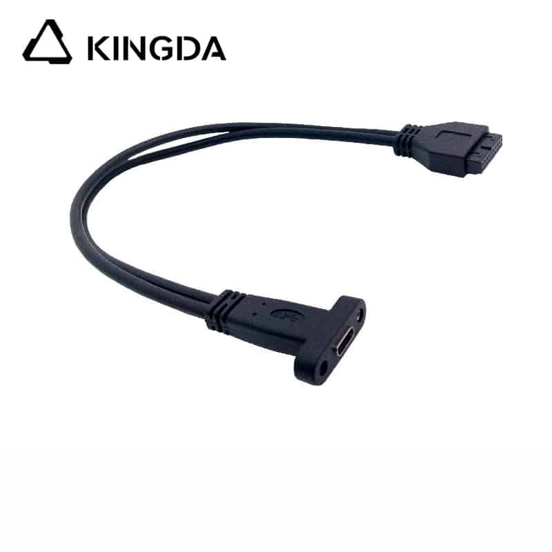 USB C female to USB 3.0 20P