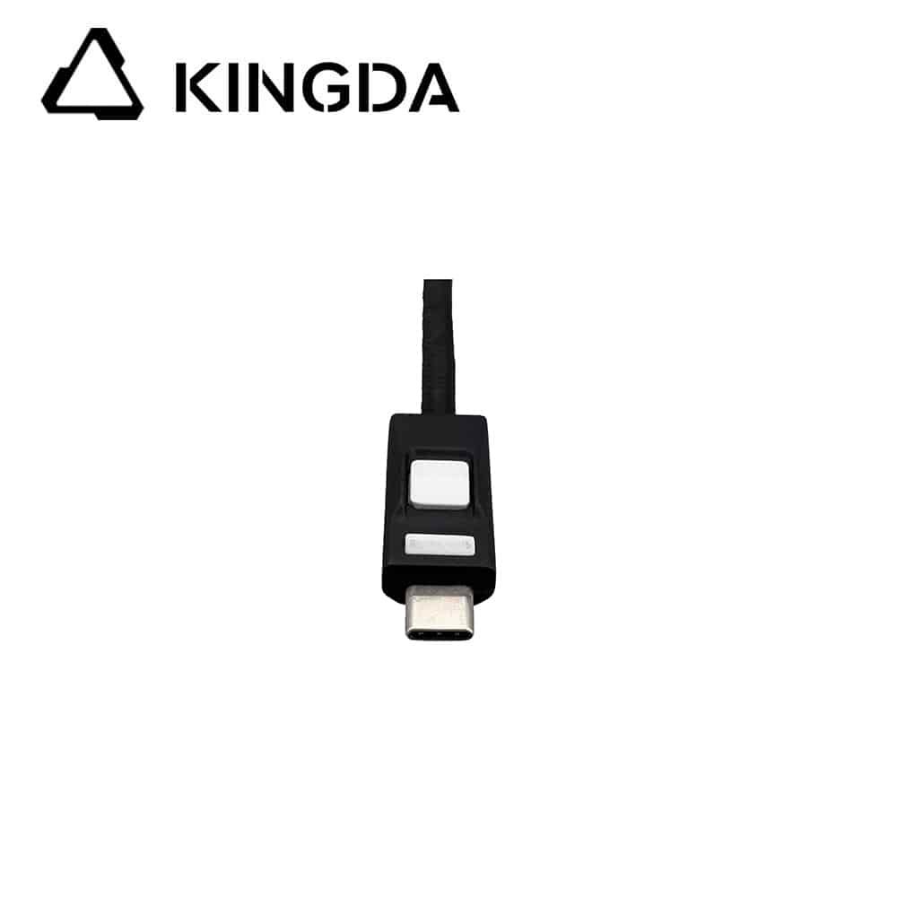 USB C with snap lock cable