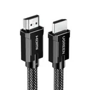 Braided UGREEN HDMI cable supporting 4K and 8K video signals