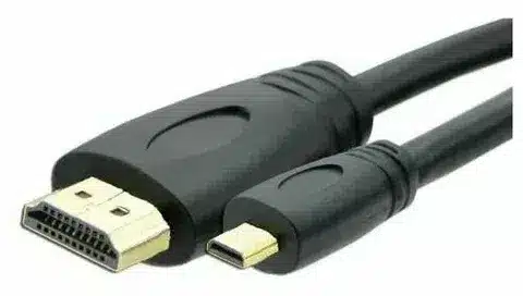 HDMI and micro HDMI cables showing versatility of HDMI connections over VGA.