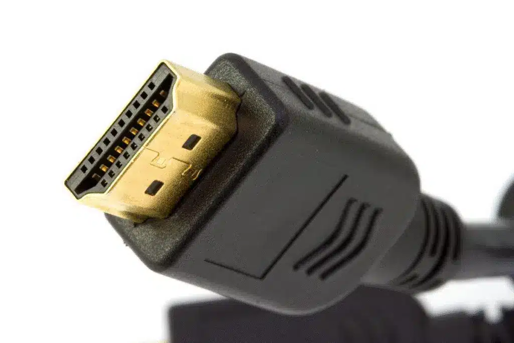 Gold plated HDMI connector supporting HDMI 2.1 high speed transmission