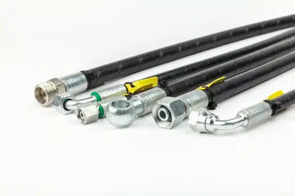 Industrial grade RF cables with strong connectors for high performance.