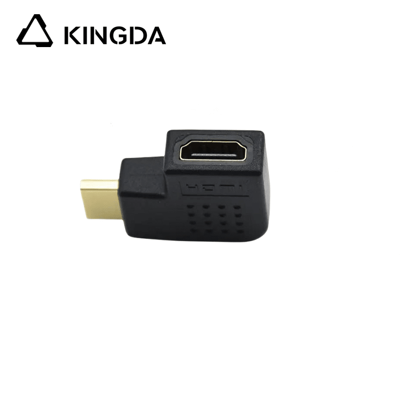 left turn 8K HDMI Male to female adapter