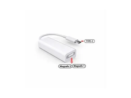 Adapter converter for MagSafe 1 and 2 to USB-C charging